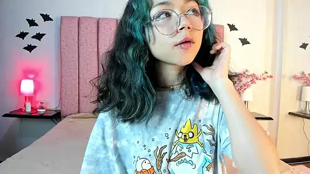 TerumiKitty — spit on nipples + sucking dildo hard
